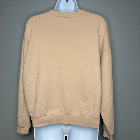 Miles by Madewell Nude Blush Relaxed Fit Sweatshirt Womens Sz S - Picture 2 of 4